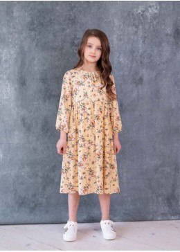 TopHat кремовое платье для девочки 21526